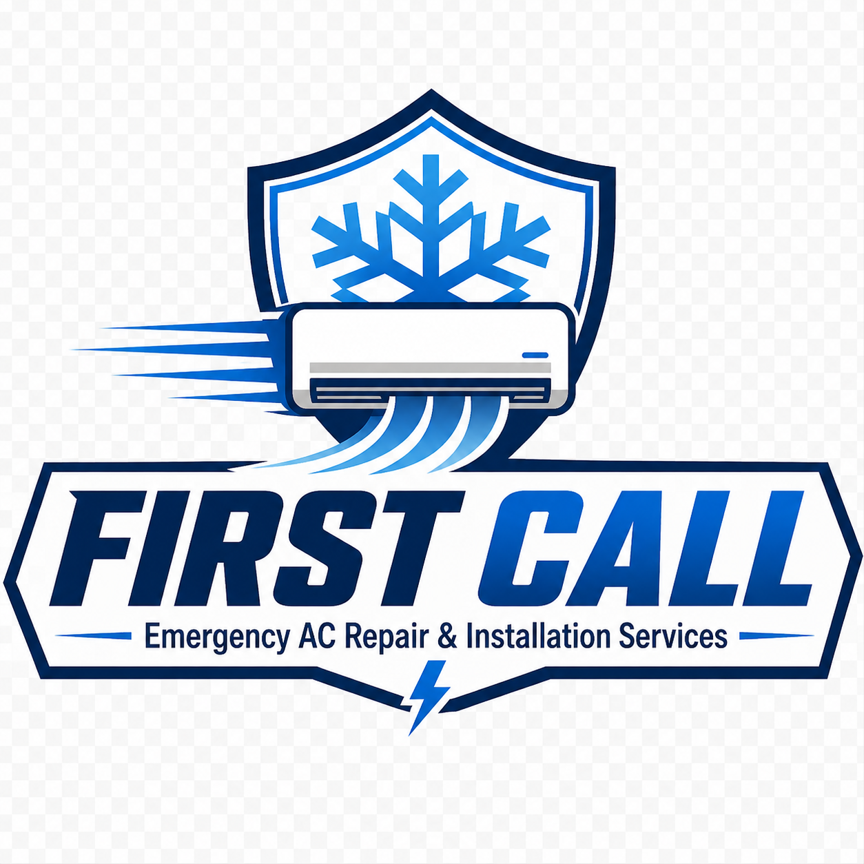 First Call AC — emergency AC repair Austin TX logo